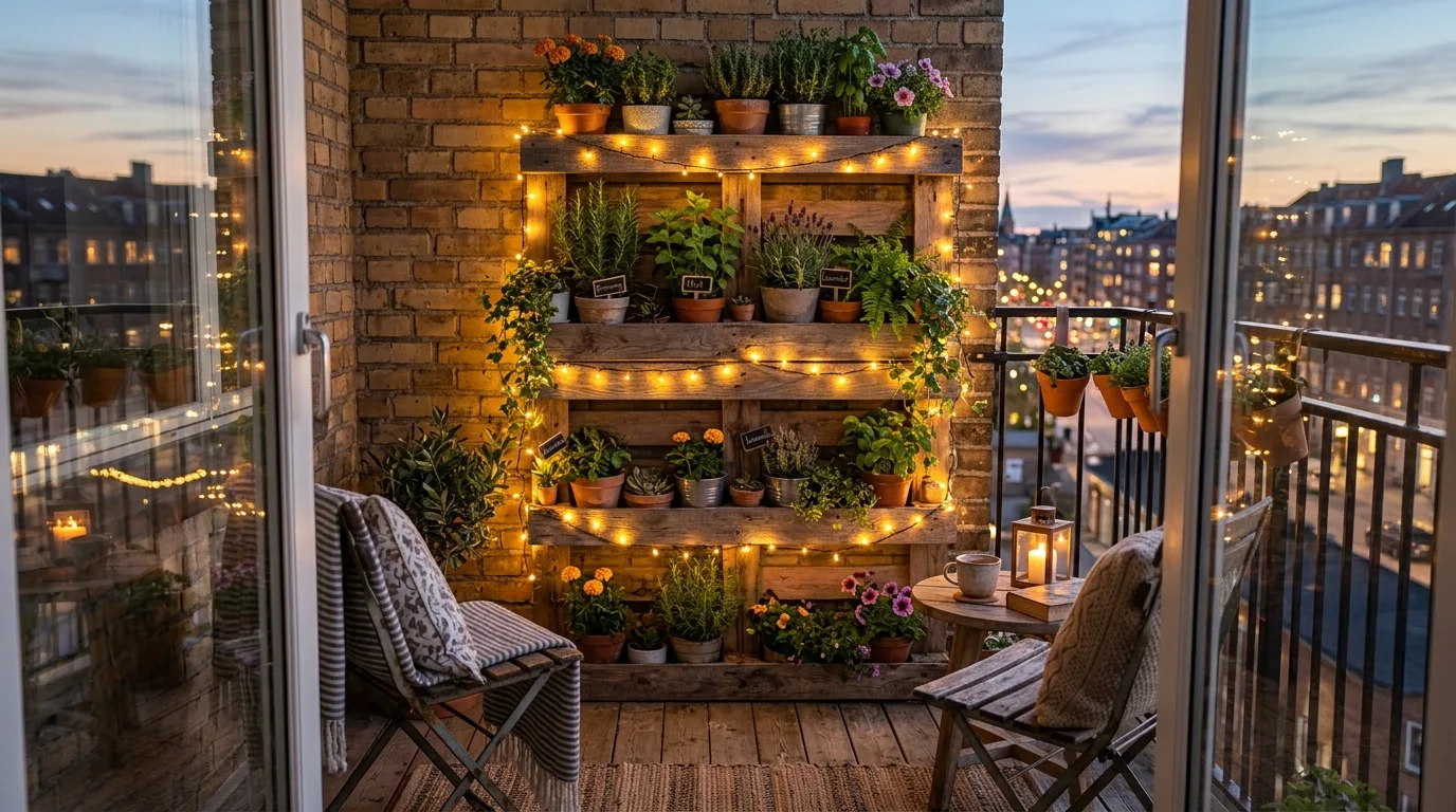 Pallet Garden Divider